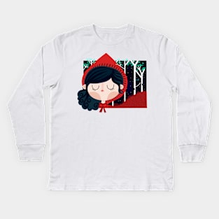 Little red Kids Long Sleeve T-Shirt